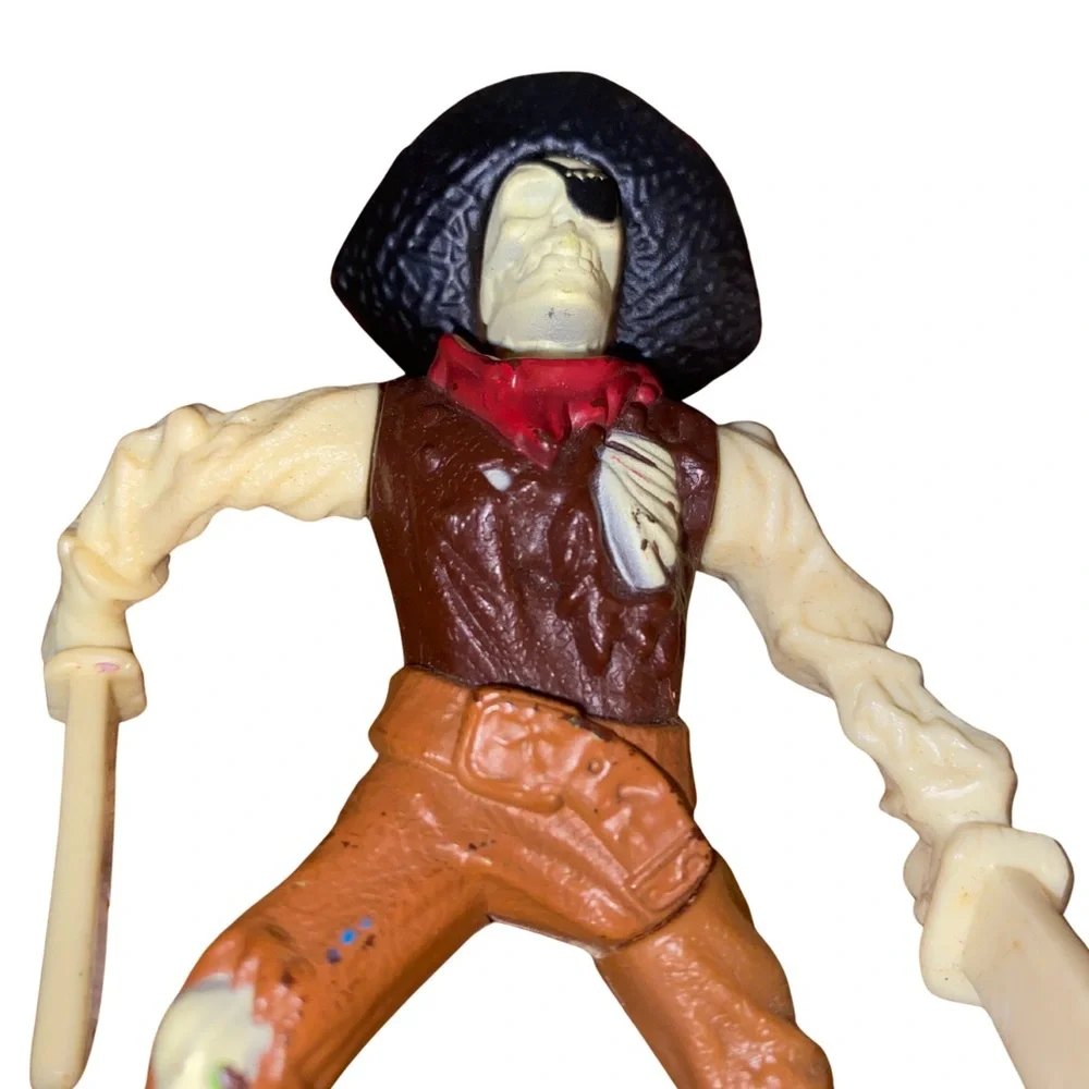 2008 McDonald’s Disney Pirate Toy Figure Movable Arms‎ & Legs Brown Outfit